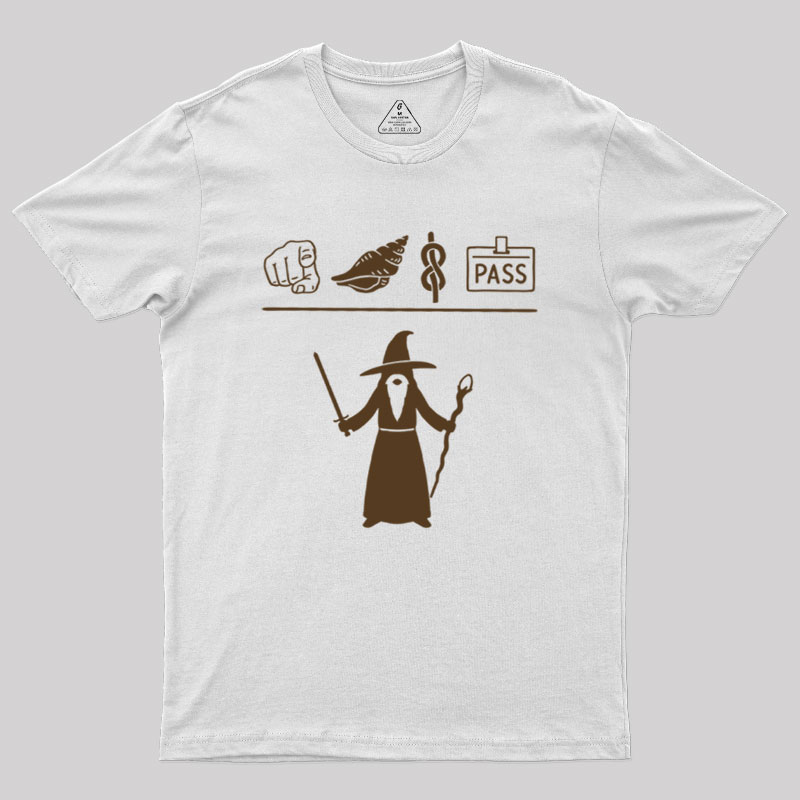Wizard Hieroglyphs Geek T-Shirt