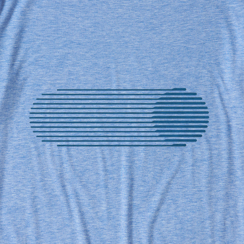 Retro Light Speed Streak Ultra Soft Heather Tees
