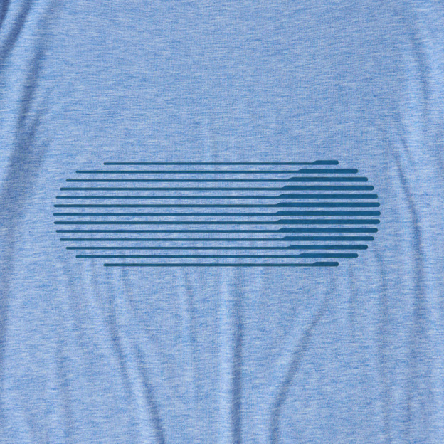 Retro Light Speed Streak Ultra Soft Heather Tees