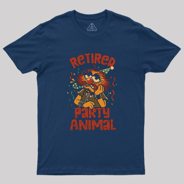 Retired Party Animal Geek T-Shirt