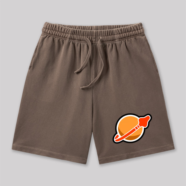 New Space Mars Geeky Washed Shorts