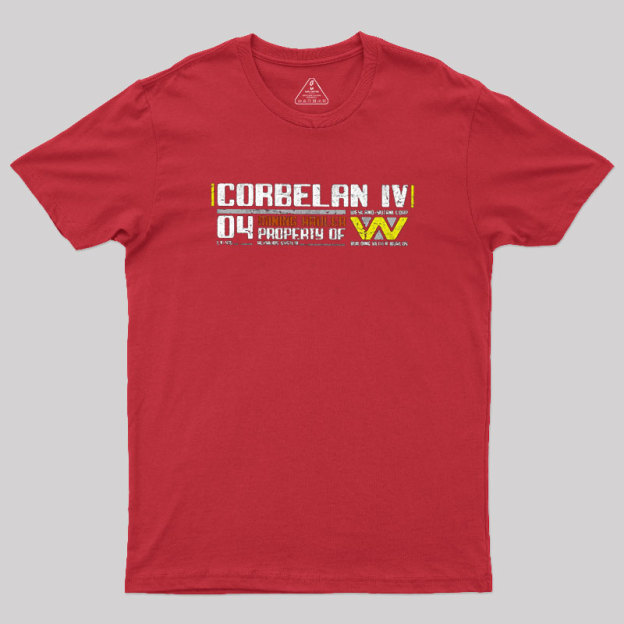 Corbelan IV Geek T-Shirt