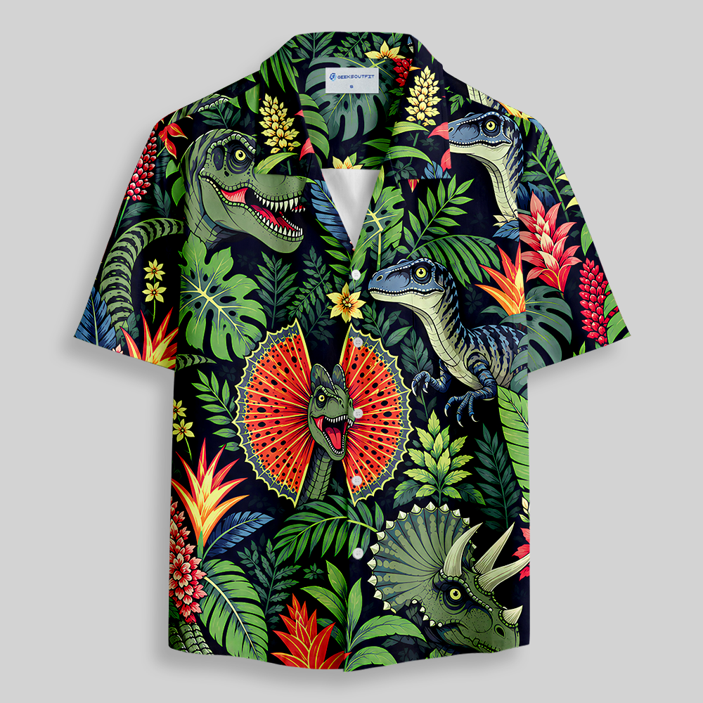 Tropical Titans Button Up Pocket Shirt