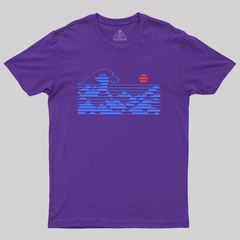 KANAGAWA STRIPE Geek T-Shirt