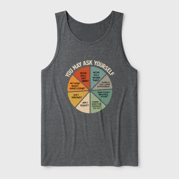 You May Ask Yourself Ultra Soft Heather Tank