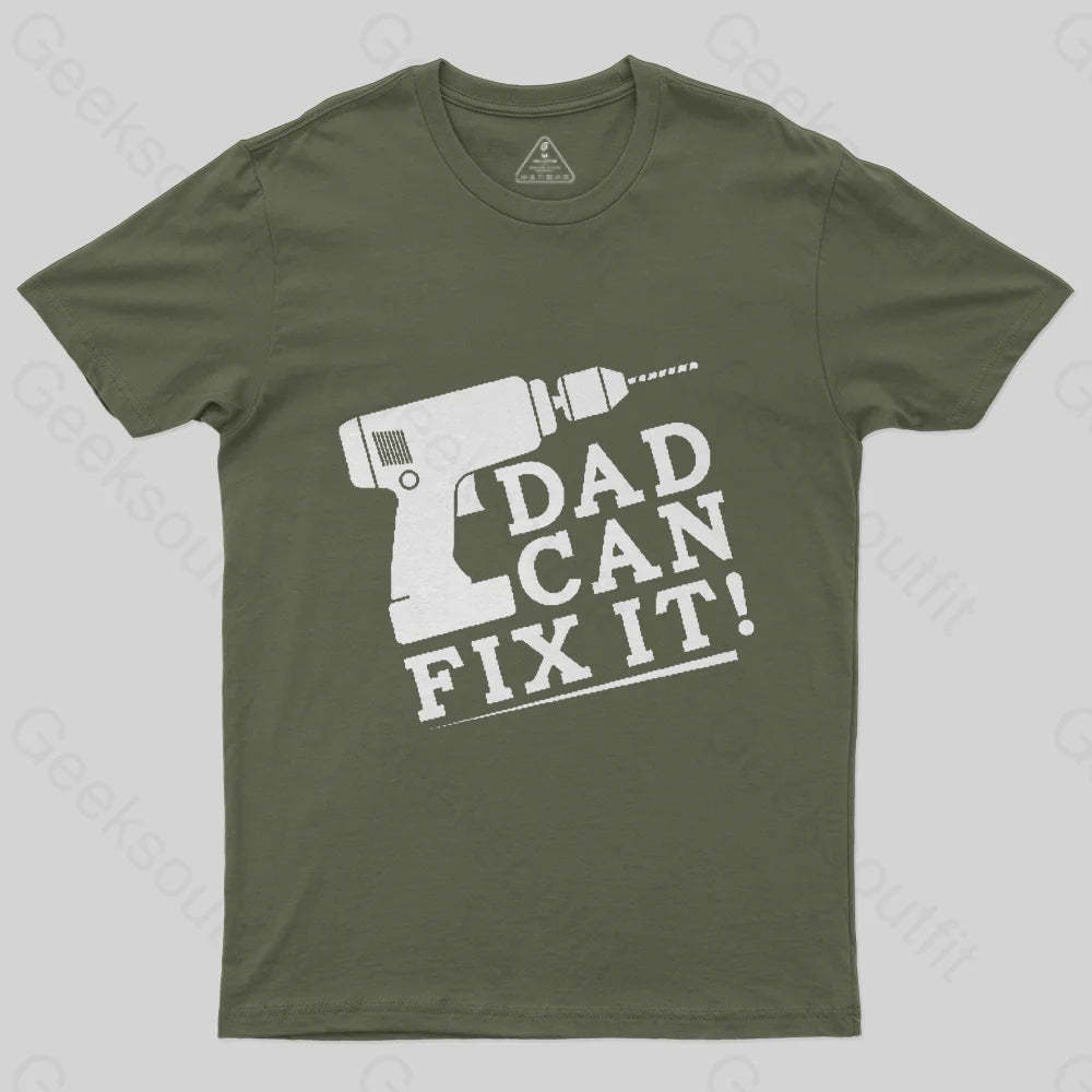 DAD CAN FIX IT T-Shirt-Geeksoutfit-Father's Day,geek,t-shirt