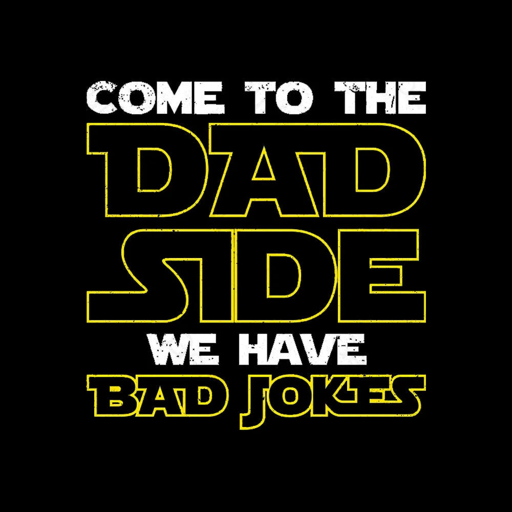 Dad Side We Have Bad Jokes Geek T-Shirt