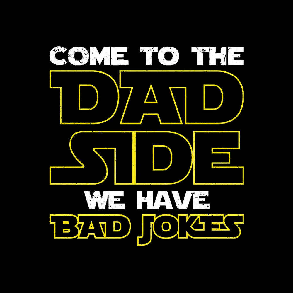 Dad Side We Have Bad Jokes Geek T-Shirt