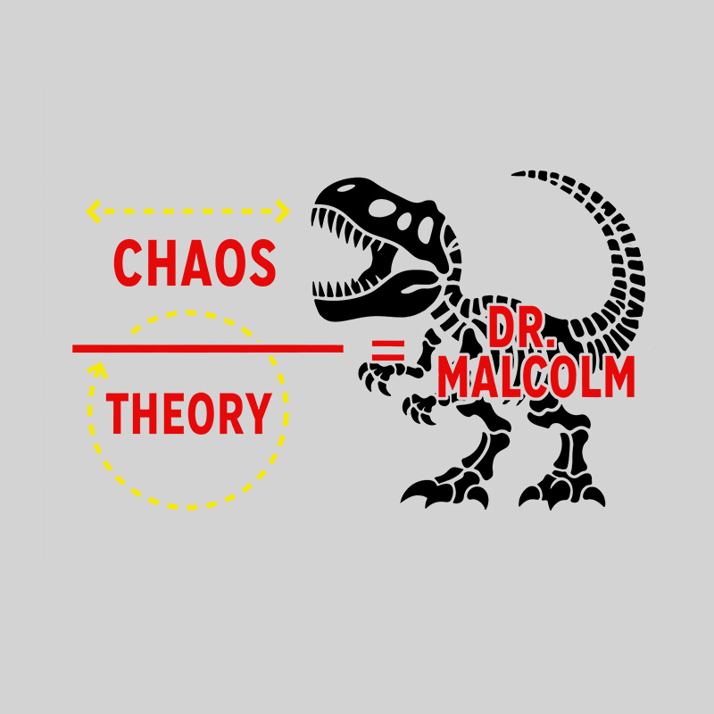 Chaos Theorist’s Dinosaur Geek T-Shirt