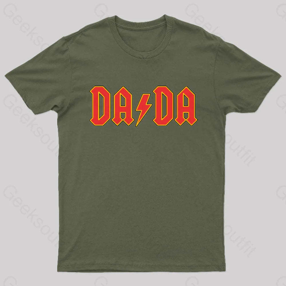 Dada Vintage Geek T-Shirt Army Green / S