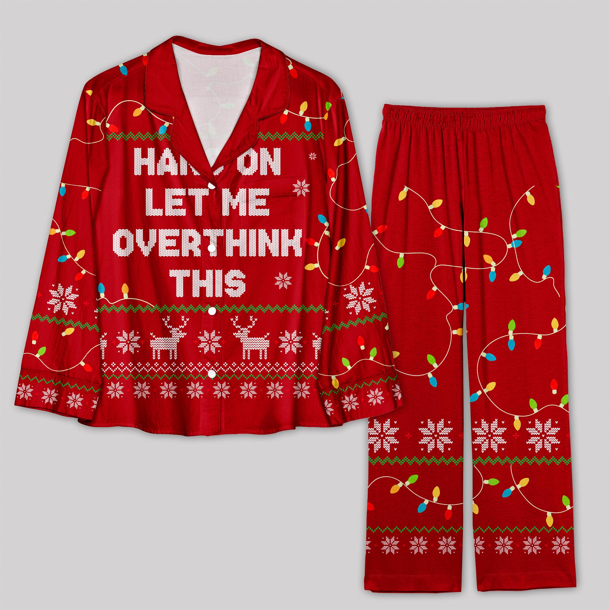 Hang on Let Me Overthink This Geek Pajama Sets