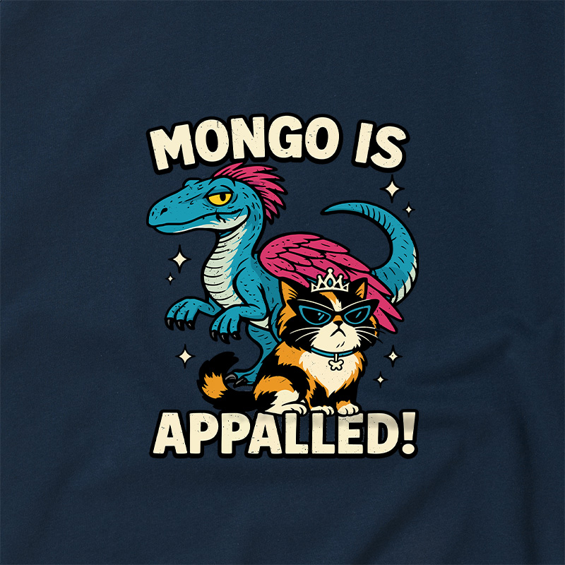 Mongo is Appalled Geek Retro Raglan T-Shirt