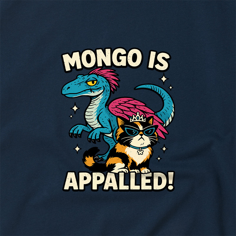 Mongo is Appalled Geek Retro Raglan T-Shirt