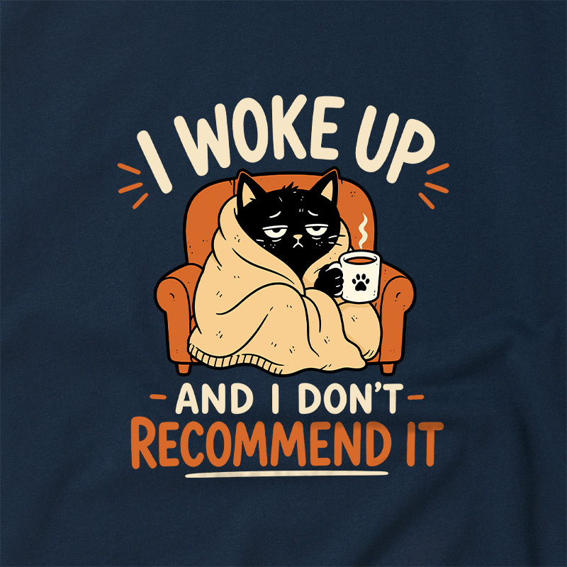 I Woke Up And I Don't Recommend It Geek Retro Raglan T-Shirt