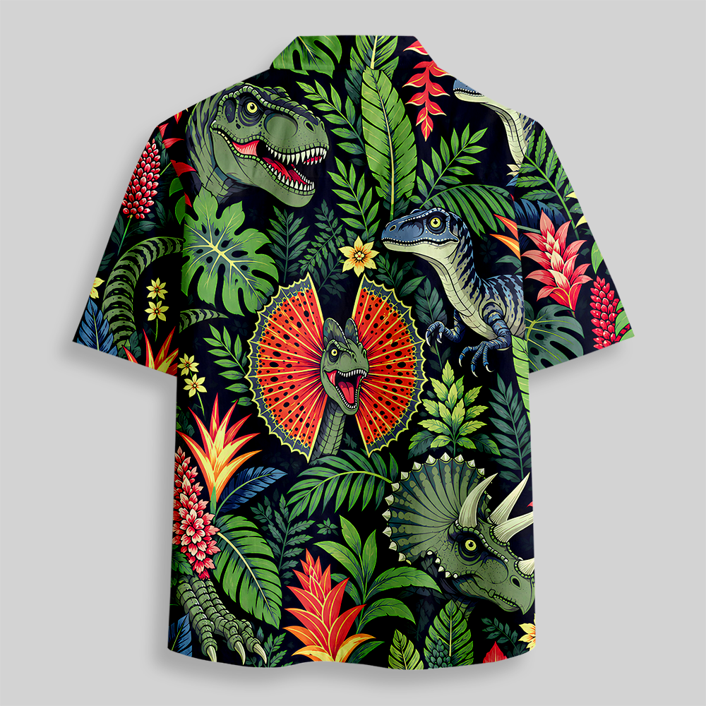 Tropical Titans Button Up Pocket Shirt
