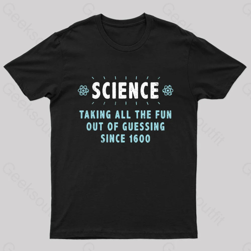 Damn Science Nerd T-Shirt Black / S