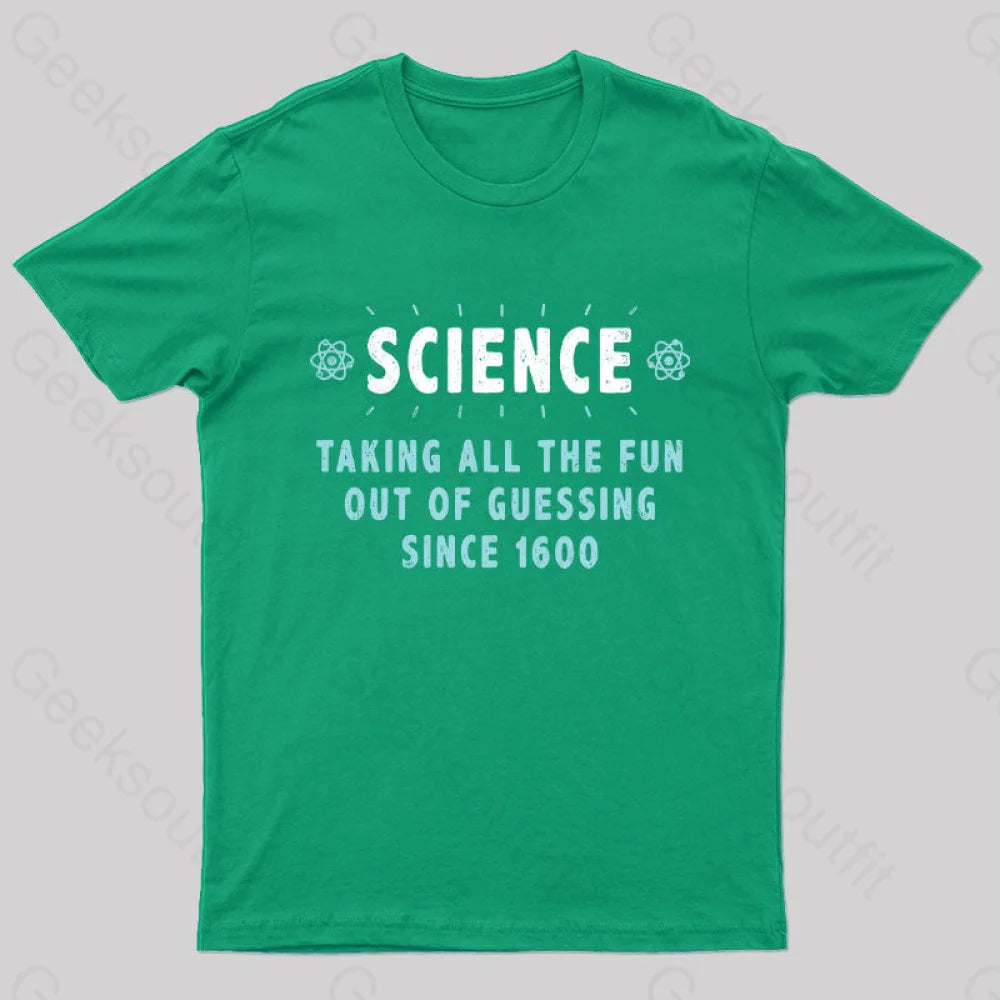 Damn Science Nerd T-Shirt Green / S