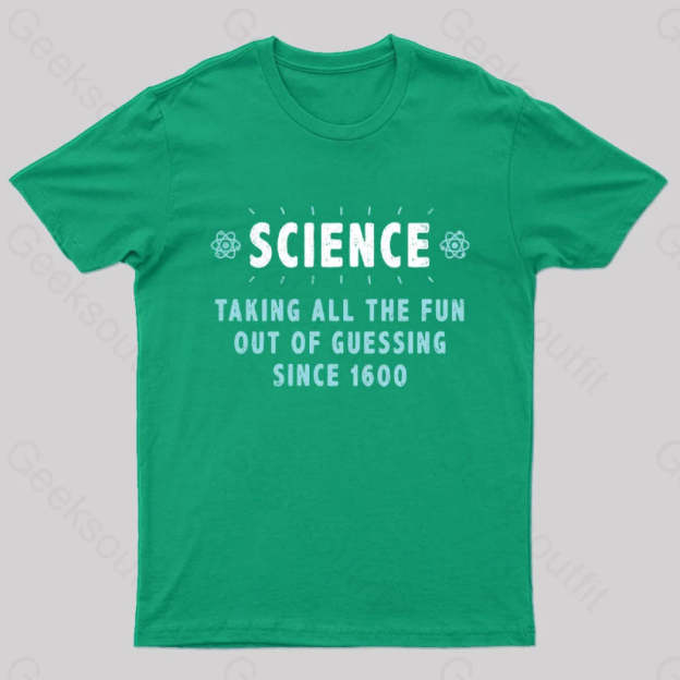 Damn Science Nerd T-Shirt Green / S