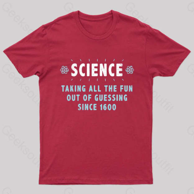 Damn Science Nerd T-Shirt Red / S