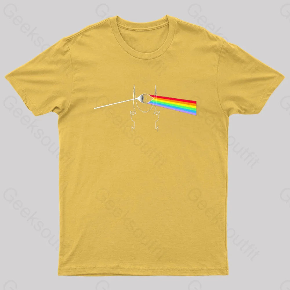 Dark Lord Of The Doom Geek T-Shirt Yellow / S