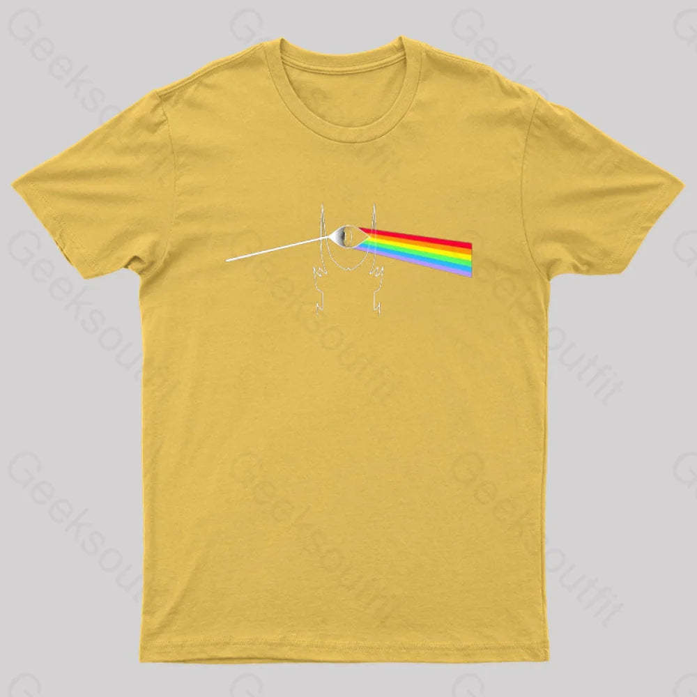 Dark Lord Of The Doom Geek T-Shirt Yellow / S