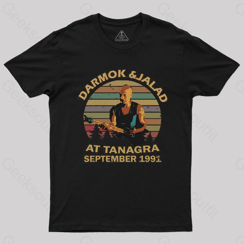 Darmok And Jalad At Tanagra Geek T-Shirt Black / S