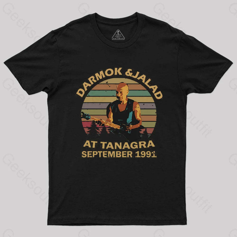 Darmok And Jalad At Tanagra Geek T-Shirt Black / S