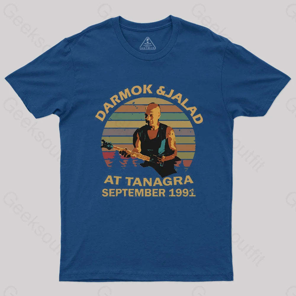 Darmok And Jalad At Tanagra Geek T-Shirt Navy / S