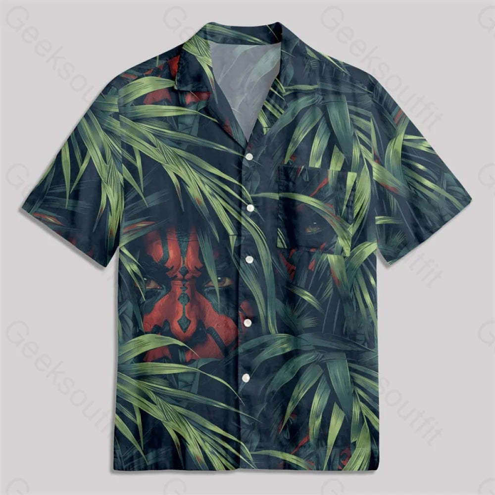 Darth Maul Button Up Pocket Shirt Hawaiian / S Bus522 Yc