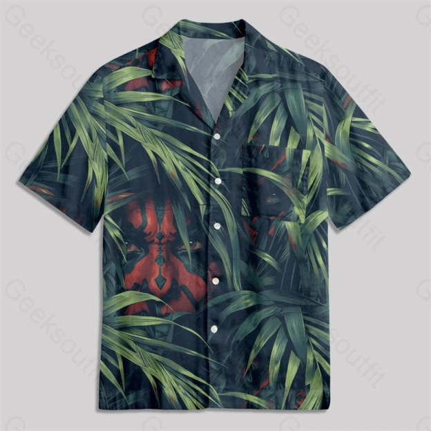 Darth Maul Button Up Pocket Shirt Hawaiian / S Bus522 Yc