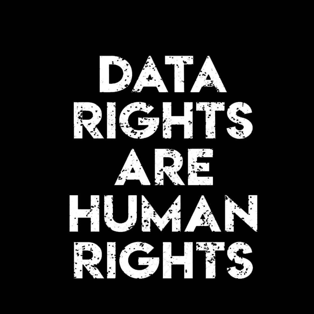 Data Rights Are Human Geek T-Shirt
