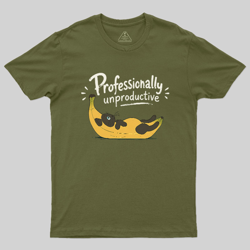 Professionally Unproductive Geek T-Shirt