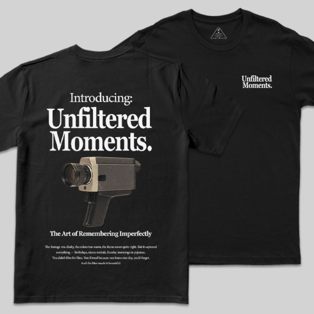 Unfiltered Moments Front and Back Printing Geek T-Shirt