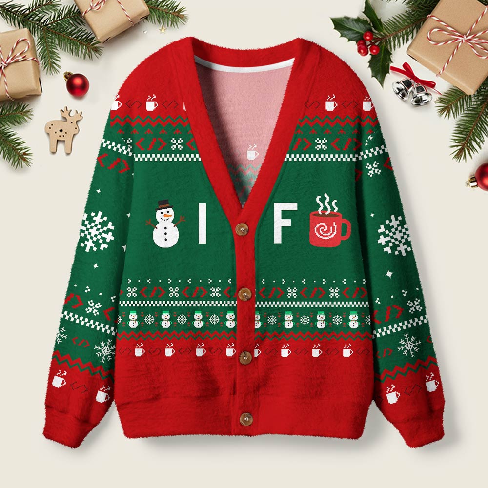 IF Code Geek Ugly Cardigan Sweaters