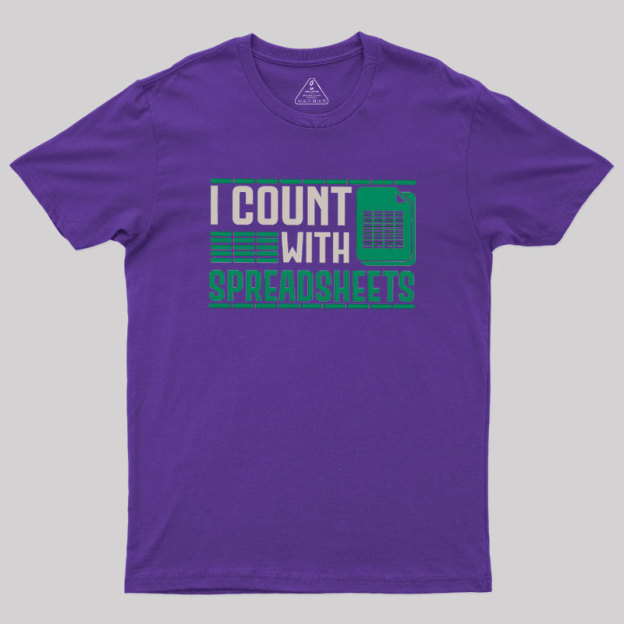 Funny Spreadsheet Accountant Geek T-Shirt