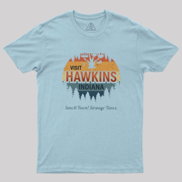 Visit Hawkins Retro 70s Geek T-Shirt