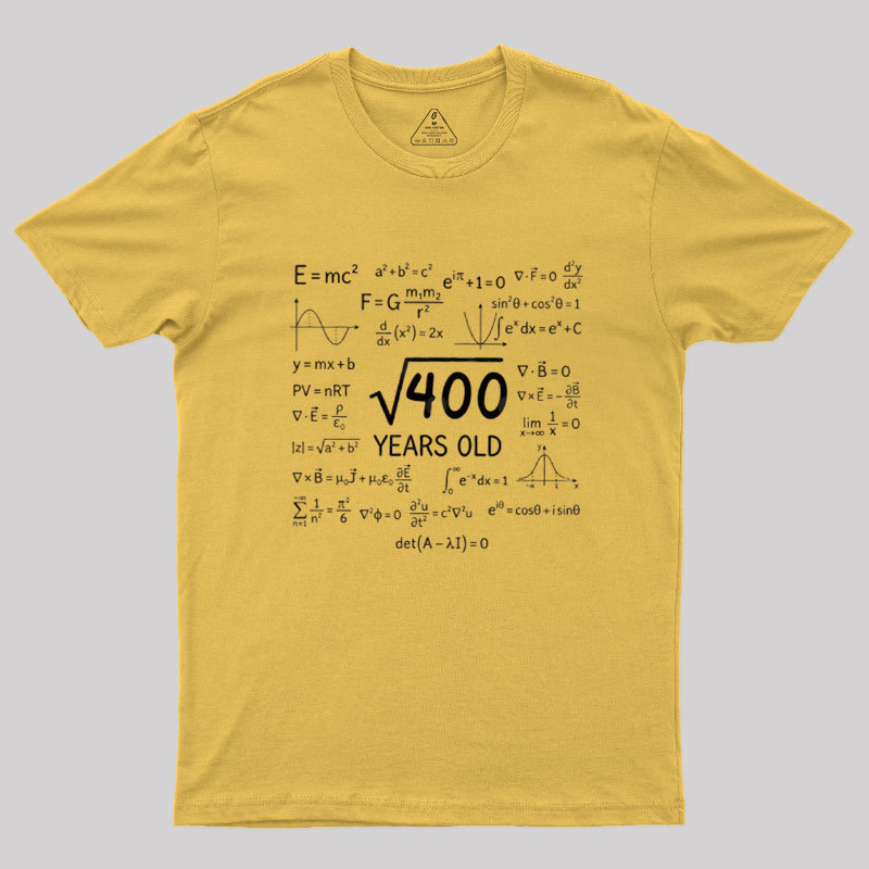 The Age Equation Geek T-Shirt