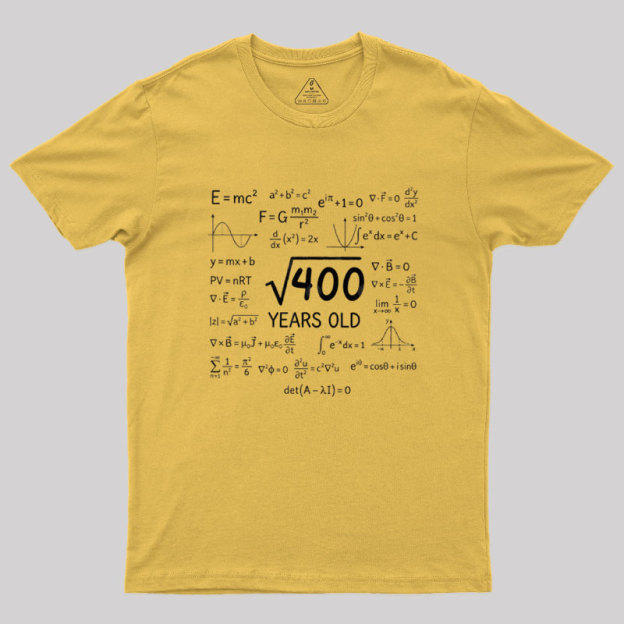 The Age Equation Geek T-Shirt