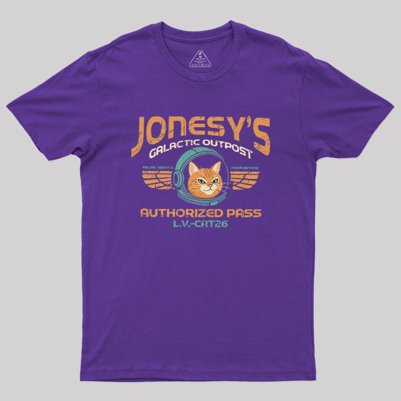 Jonesy??s Galactic Outpost Geek T-Shirt