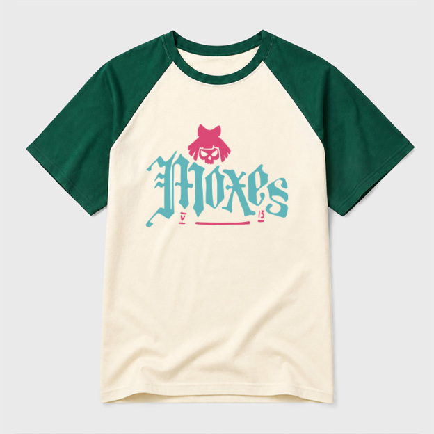 The Moxes-Cyberpunk Geek Retro Raglan T-Shirt