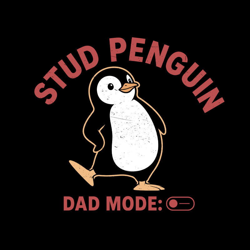 Stud Penguin Geek T-Shirt