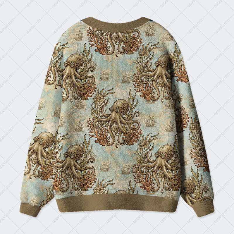 Octo Atlas Geek Ugly Cardigan Sweaters 