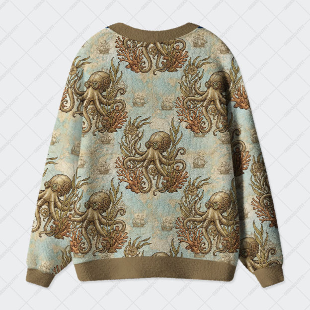 Octo Atlas Geek Ugly Cardigan Sweaters 