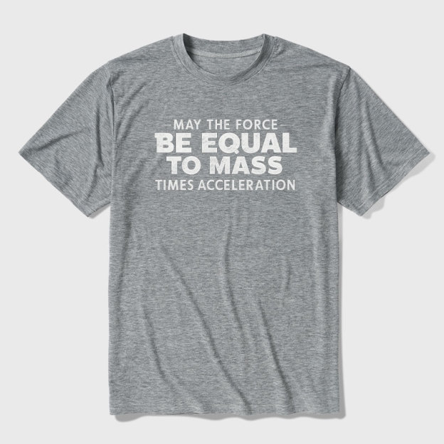 May the Force Ultra Soft Heather Tee