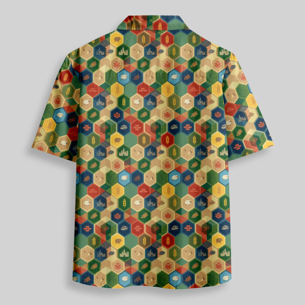 Catan Button Up Pocket Shirt