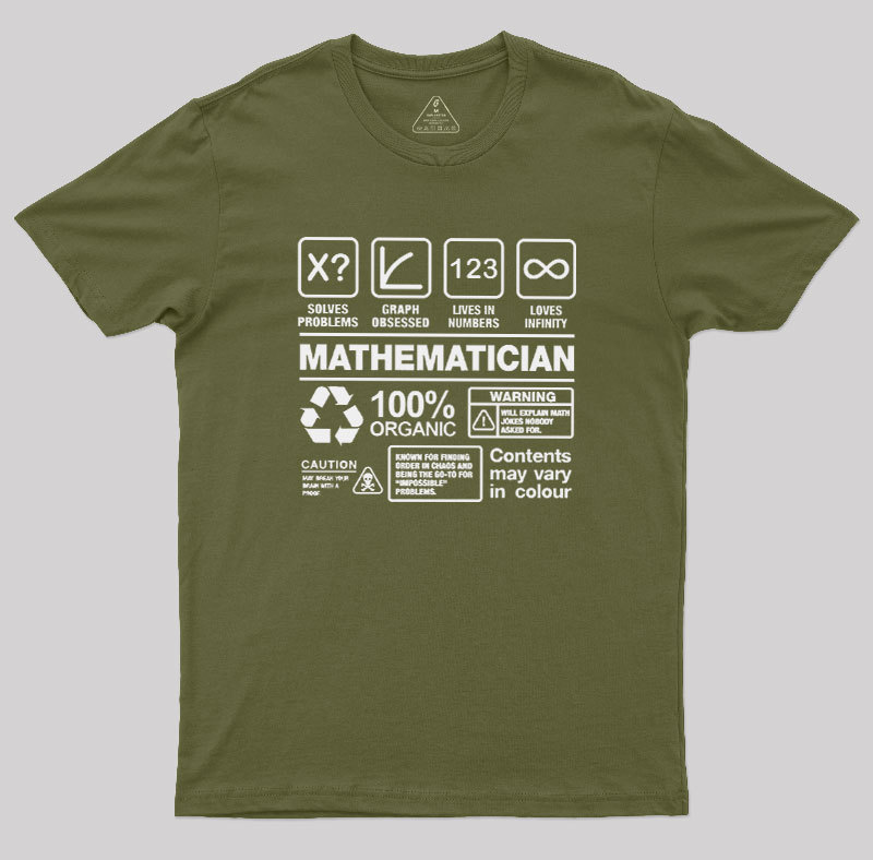Mathematician Geek T-Shirt