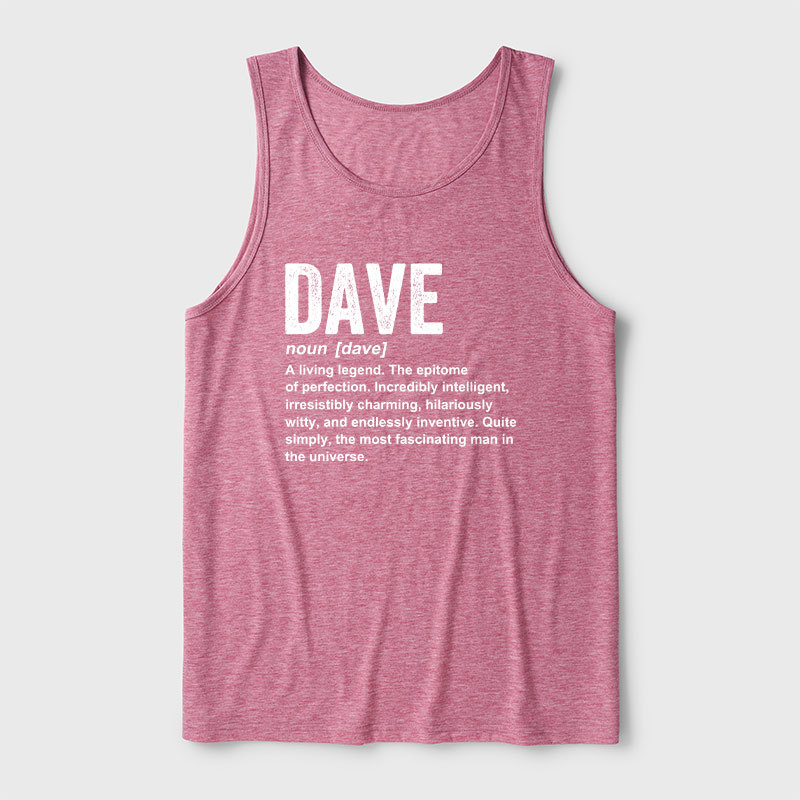 Dave Definition Ultra Soft Heather Tank