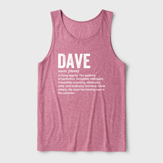 Dave Definition Ultra Soft Heather Tank