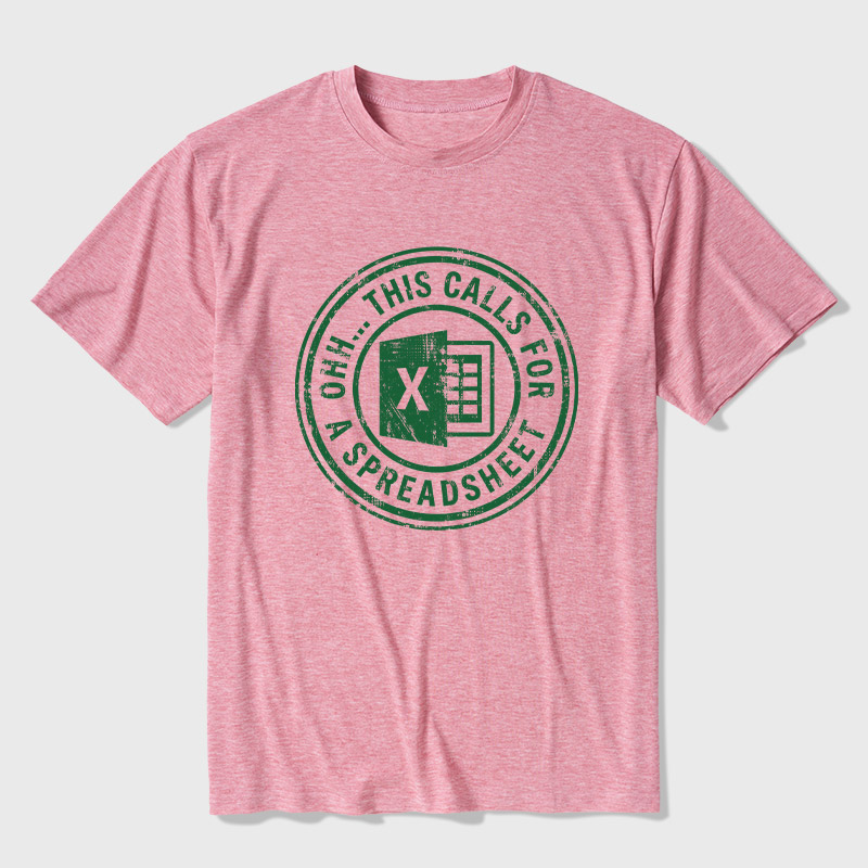Ohh This Calls For A Spreadsheet Ultra Soft Heather Tee
