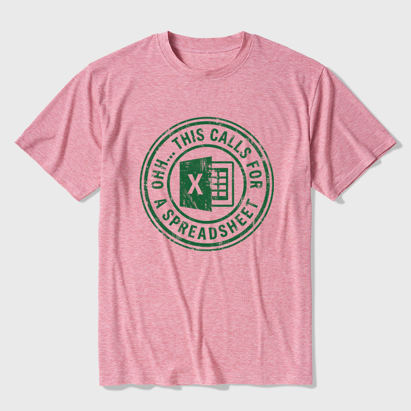 Ohh This Calls For A Spreadsheet Ultra Soft Heather Tee